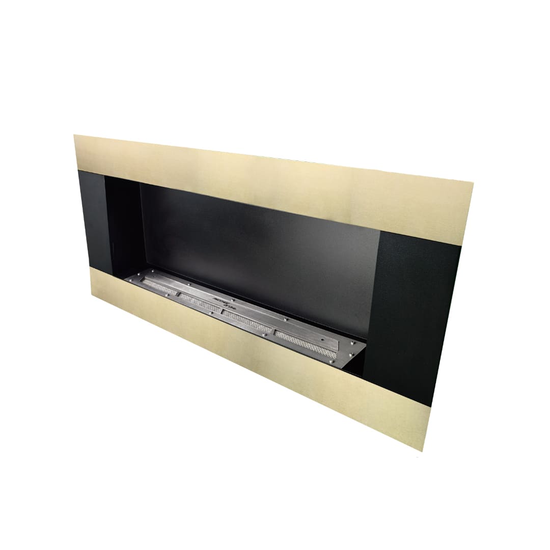 Биокамин "Русский огонь" Голд 1100V встраиваемый с защитным и декоративным стеклом по цене 52 100 руб.