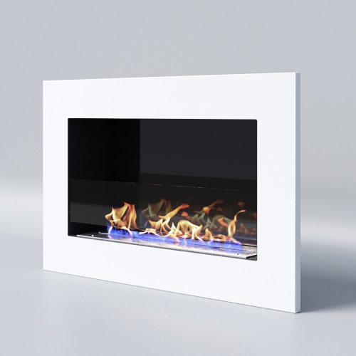 Биокамин "Русский огонь" Блонд 800V встраиваемый (высота 500мм.) с защитным стеклом