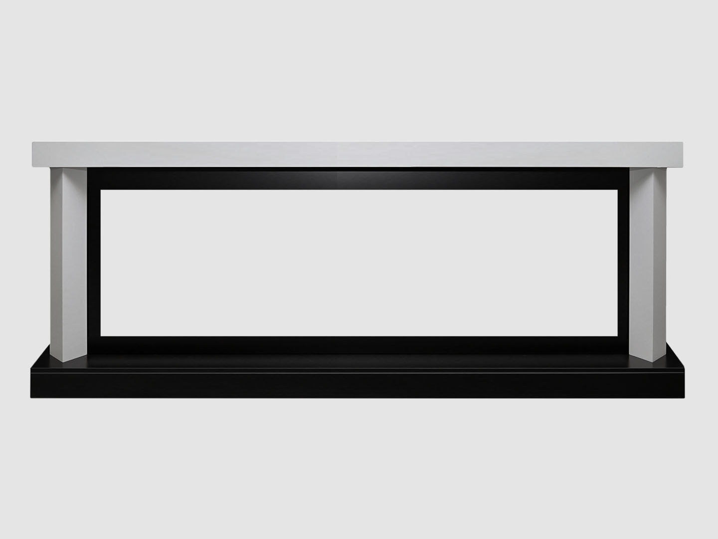 Каминный портал МДФ "VANCOUVER 1900" с биокамином Lux Fire "Фаер Бокс Вега-2" (белый) по цене 104 390 руб.