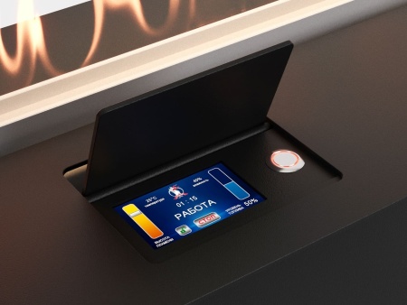 Автоматический биокамин Lux Fire Smart Flame 700 RC Black по цене 273 240 руб.