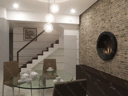 Настенный биокамин Lux Fire "Иллюзион 800 Н" S (черный) по цене 65 890 руб.