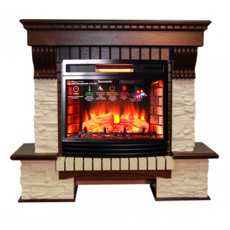 Экстер сланец (махагон)+Panoramic 25 LED FX QZ