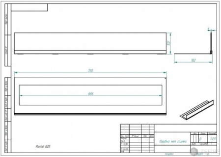 Стекло для биокамина Standart 800 для встраивания в портал по цене 5 400 руб.