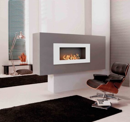 Биокамин ZeFire Elliot 900 с белой рамкой по цене 32 300 руб.