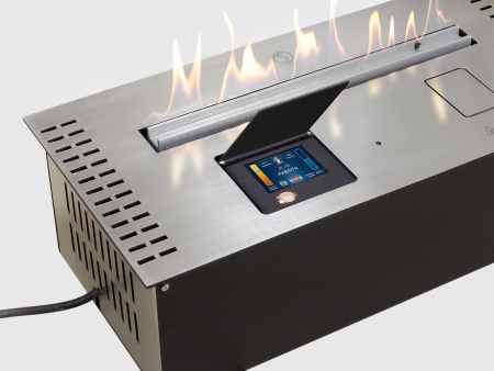 Автоматический биокамин Lux Fire Smart Flame 1000 RC INOX по цене 377 080 руб.