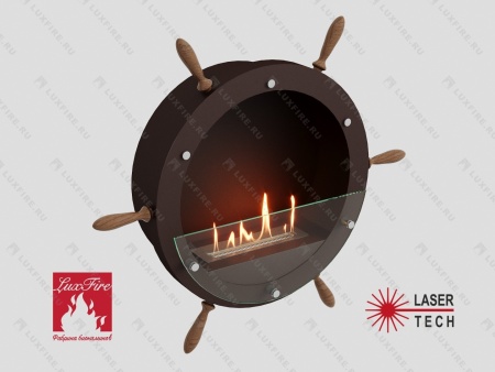 Настенный биокамин Lux Fire "Капитан 500 Н" XS (коричневый) по цене 49 390 руб.